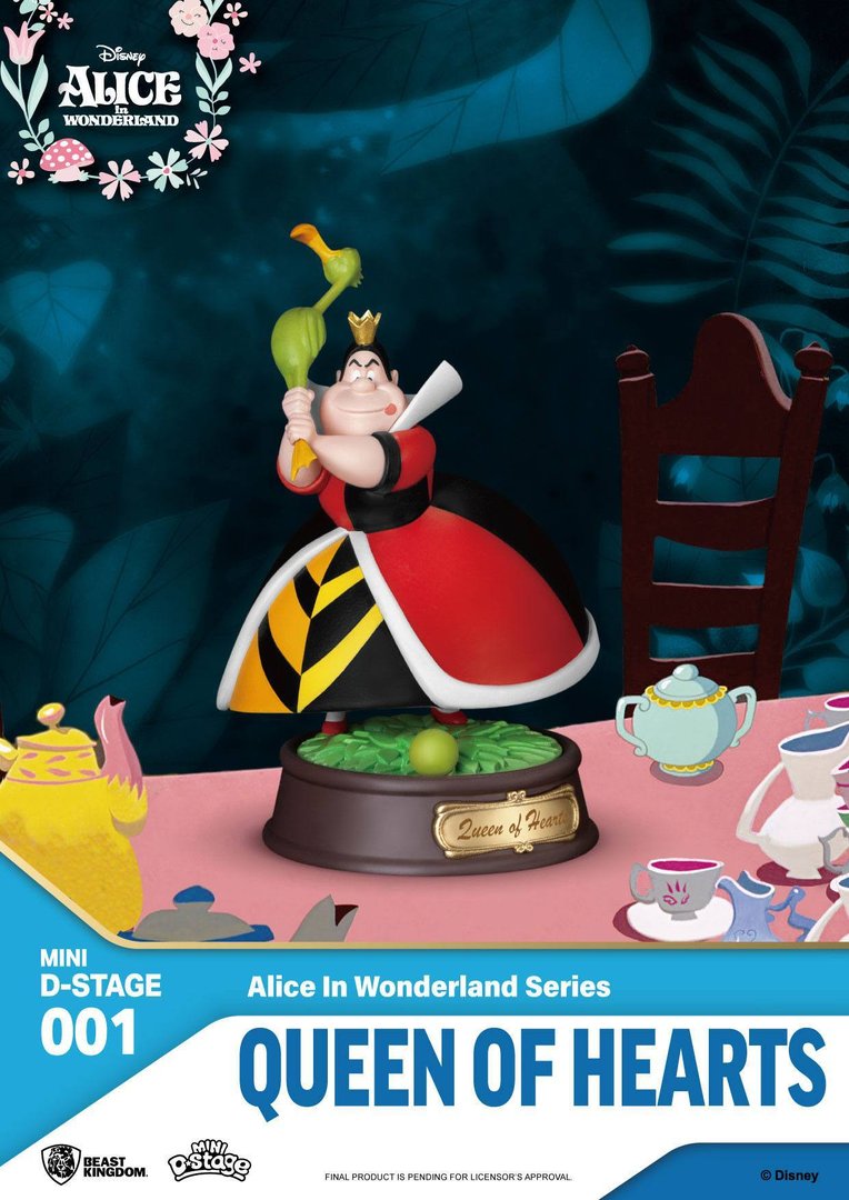 Beast Kingdom Disney Alice in Wonderland Mini Diorama Stage Statues 6 Pack